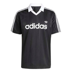Adidas Archive Collar Jersey - Black