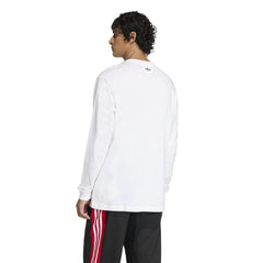 adidas GFX Long Sleeve Tee - White