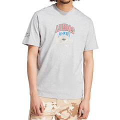 adidas VRCT Tee - Medium Grey Heather