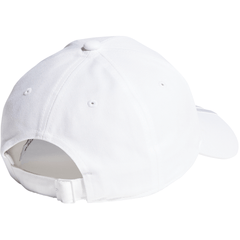 adidas 3-Stripes Strapback Cap - White