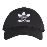 adidas Baseball Classic Trefoil Strapback - Black / White
