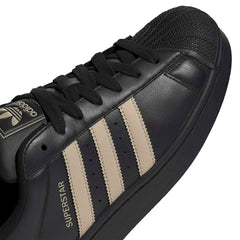 adidas Superstar II - Core Black / Stone Khaki / Core Black