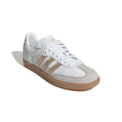 adidas Womens Samba OG - Cloud White / Wonder Gold Met. / Grey One