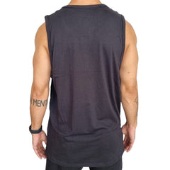 Champion Script Sport Singlet - Black