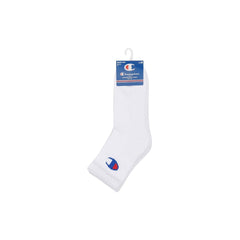 Champion Kids SPS C Quarter Crew Sock 3 Pack - White
