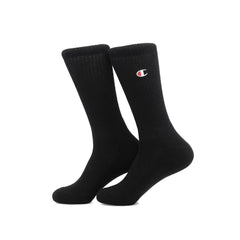 Champion Lifestyle C Logo Crew Socks 3 Pack - Black