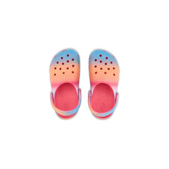 Crocs Kids Classic Colour Dip Clog - Hyper Pink / Multi