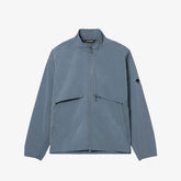 DESCENTE ALLTERRAIN 81 GREYISH RIPSTOP FULL ZIP UP JACKET