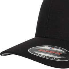 Flexfit Cool & Dry Callocks Tricot Fitted Cap - Black
