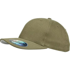 Flexfit Worn By The World Stretch Fit Cap - Olive / Silver UV