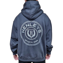 Henleys Signet Hooded Sweater - Coal