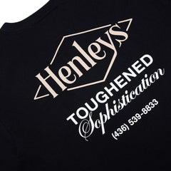 Henleys Tough Tee - Black