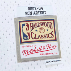 Mitchell & Ness Swingman Jersey Indiana Pacers Ron Artest Home 03/04 - White