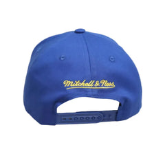 Mitchell & Ness Upside Down Logo Pro Pinch Snapback Golden State Warriors - Royal Blue