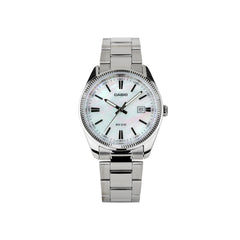 Casio Metal Analog (Silver / White)