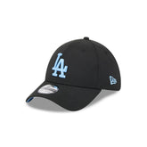 New Era 39THIRTY Fitted Cap Los Angeles Dodgers - Black / Sky Blue