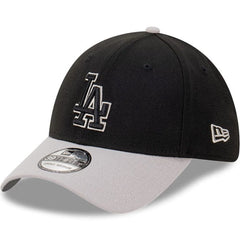 New Era 39THIRTY Outline Stretch Fit Cap Los Angeles Dodgers - Black / Grey