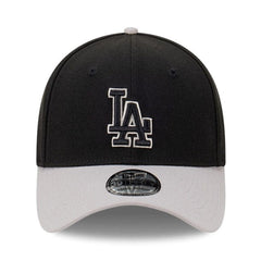 New Era 39THIRTY Outline Stretch Fit Cap Los Angeles Dodgers - Black / Grey