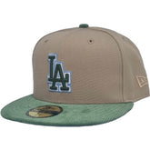 New Era 59FIFTY Oasis Fitted Cap Los Angeles Dodgers - Camel / Cilantro Green / White