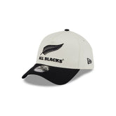 New Era 9FORTY A-Frame Snapback All Blacks - Chrome / Black