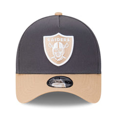New Era 9FORTY A-Frame Snapback Las Vegas Raiders - Graphite / Camel