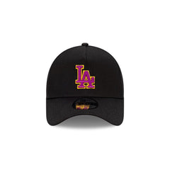 New Era 9FORTY A-Frame Snapback Los Angeles Dodgers - Passionfruit / Black