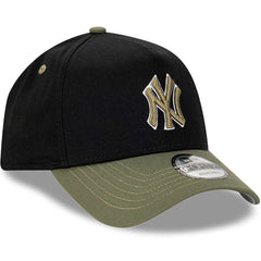 New Era 9FORTY A-Frame Snapback New York Yankees - Black / New Olive