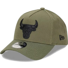 New Era 9FORTY Evergreen A-Frame Snapback Chicago Bulls - New Olive / Black