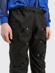 Olly Shinder Crocodile Shell Trouser Black