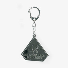CRSB/raidback fabric Metallic Keychain