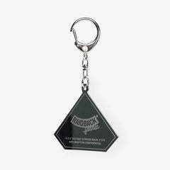 CRSB/raidback fabric Metallic Keychain
