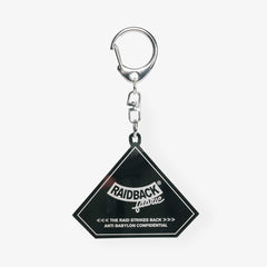 CRSB/raidback fabric Metallic Keychain