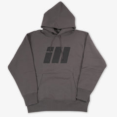 ill LOGO PRINT PULLOVER HOODED SWEATSHIRT