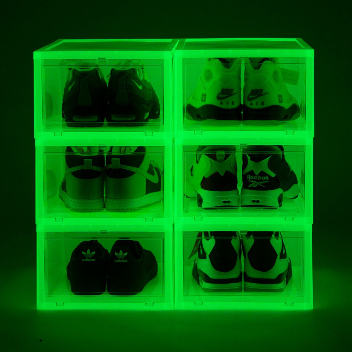 KICKS LAB. SHOE STORAGE BOX 6 BOX  蓄光素材