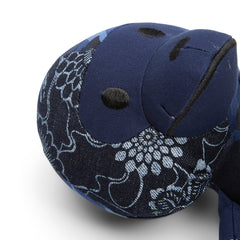 A Bathing Ape Patchwork Baby Milo Plush Doll M (Navy)