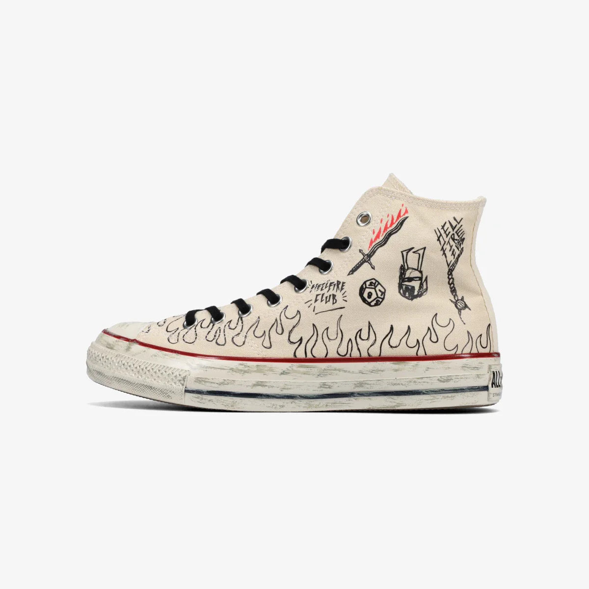 CONVERSE ALL STAR AGED 87 HC HI / STRANGER THINGS 5
