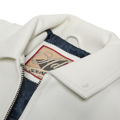 Adidem Asterisks Lambskin Jacket (White)