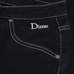 Dime Classic Relaxed Denim Pants (Black/Contrast Stitch)