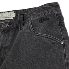 Dime Classic Denim Shorts (Faded Black)