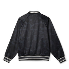 A Bathing Ape Solid Camo Bathing Ape Logo Relaxed Fit Track Jacket (Black)