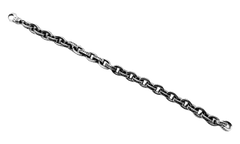 XL Paper Chain Bracelet "8 inch - Sterling SIlver" CHRM0960