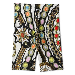 AREA Gemstone Chain Printed Biker Short (Multi)