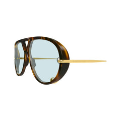Bottega Veneta BV1273S-007 (Havana-Gold-Green)