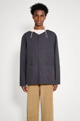 TRES BIEN ATELJÉ Sports Blazer Grey Stripe