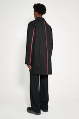 TRES BIEN ATELJÉ Fold Edge Coat Black