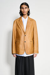 Our Legacy Opening Blazer Burnt Sugar Leather