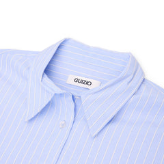 Danielle Guizio Oona Buttondown (Blue/White)