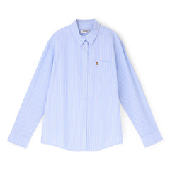Danielle Guizio Oona Buttondown (Blue/White)