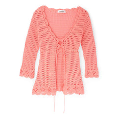 Danielle Guizio Rosalie Top (Sweet coral)