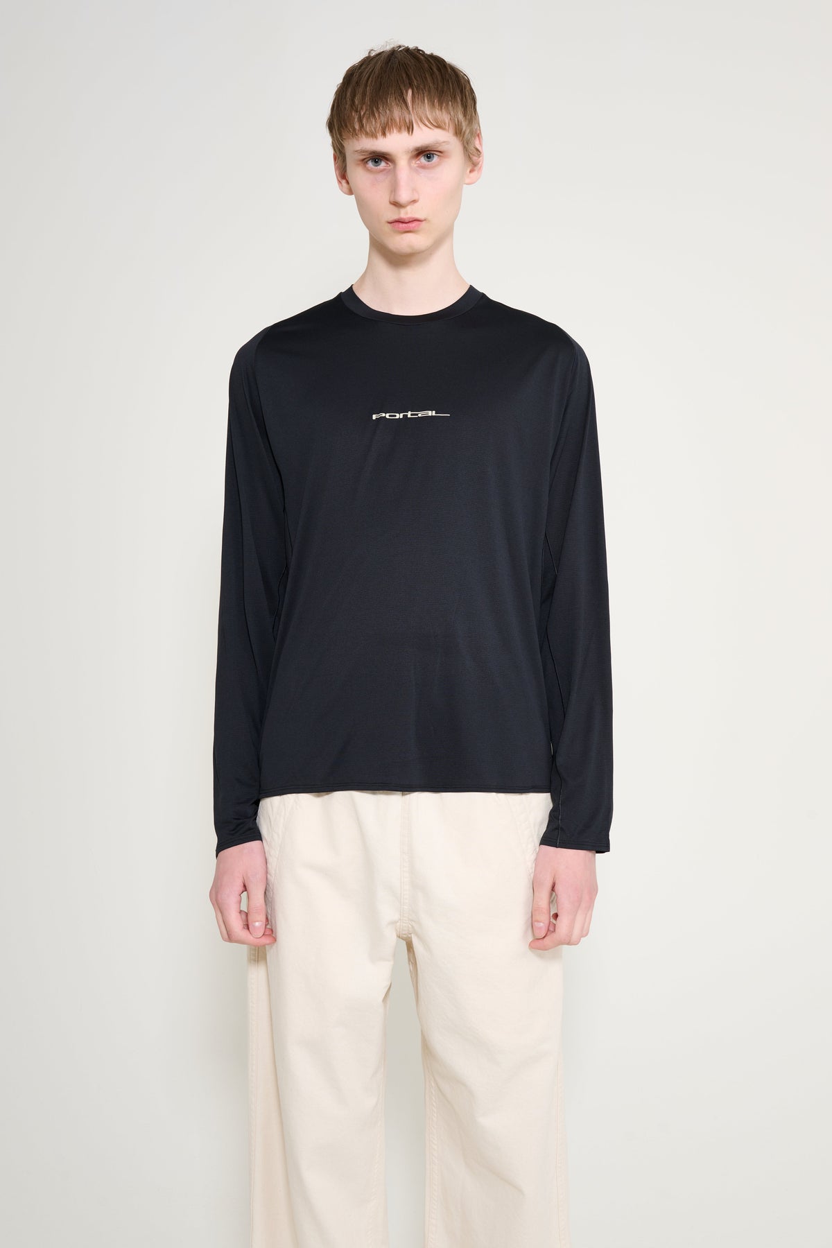 Portal Lateral Peak LS T-shirt Black Beauty